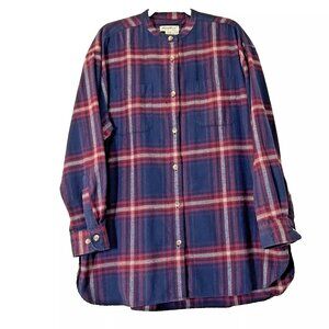 Eddie Bauer Plaid Flannel Shirt size Large